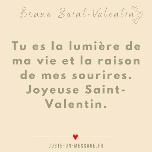 Texte Saint-Valentin