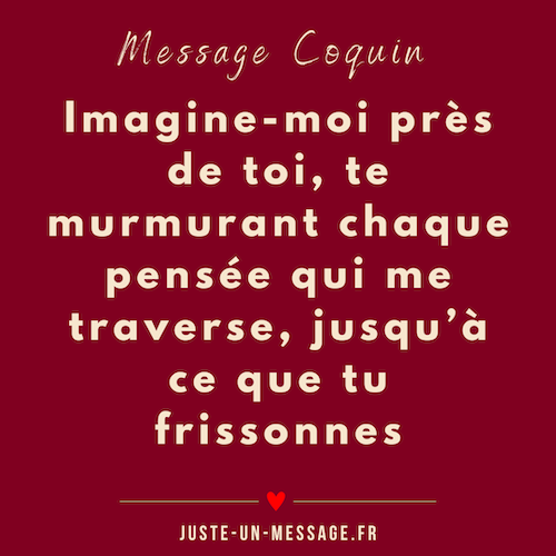 message érotique