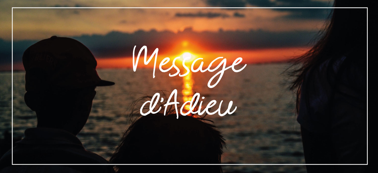 message d adieu à un proche