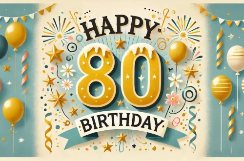 message anniversaire 80 ans