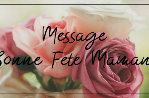 Message Bonne Fête Maman