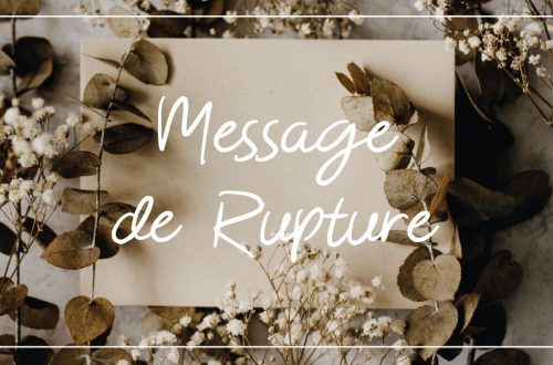 Message de rupture