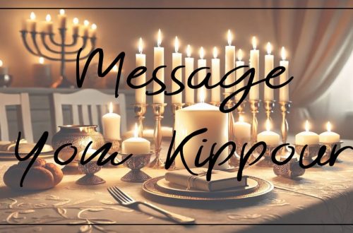 Message Yom Kippour