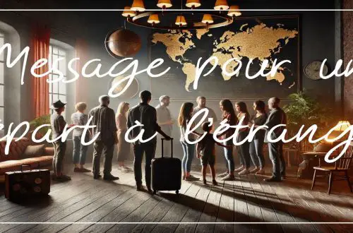 Message départ à l'étranger