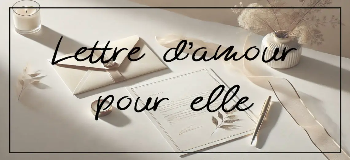 Lettre d'amour pour elle