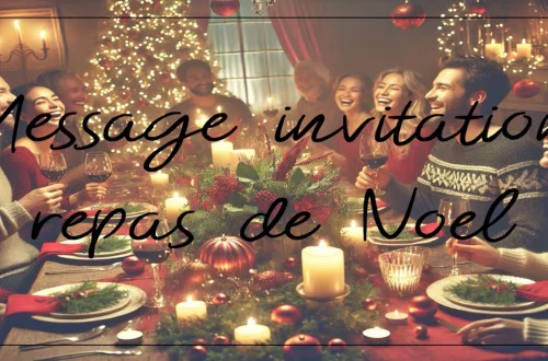 message invitation repas de noel