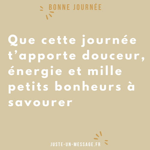 souhaiter bonne journée