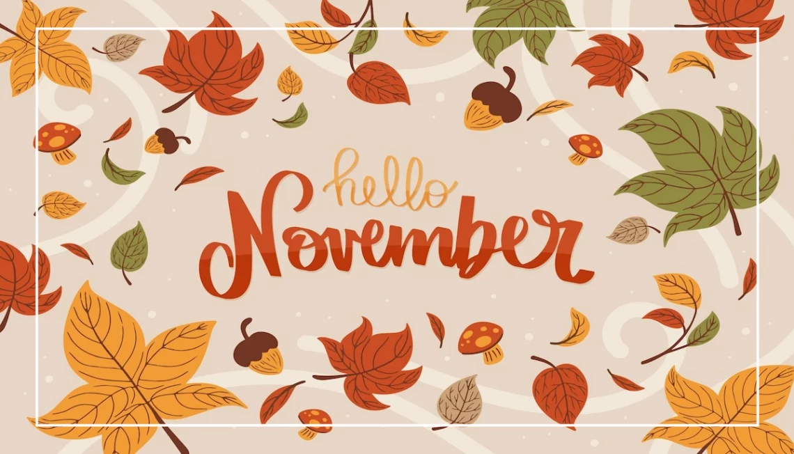 souhaiter un bon mois de novembre