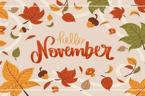 souhaiter un bon mois de novembre