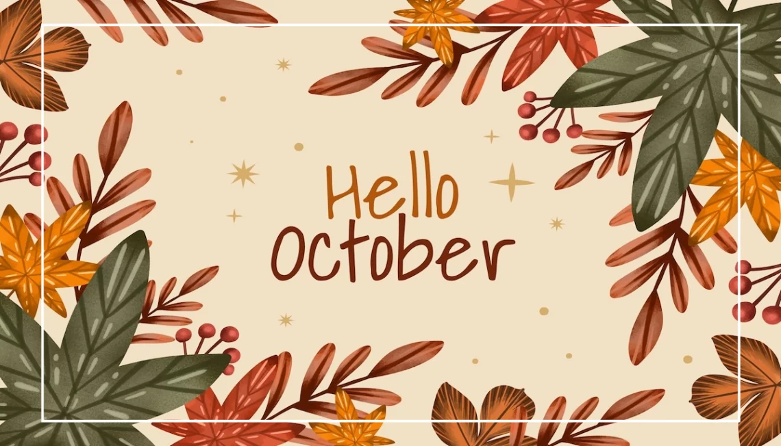 souhaiter un bon mois octobre