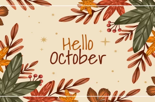 souhaiter un bon mois octobre