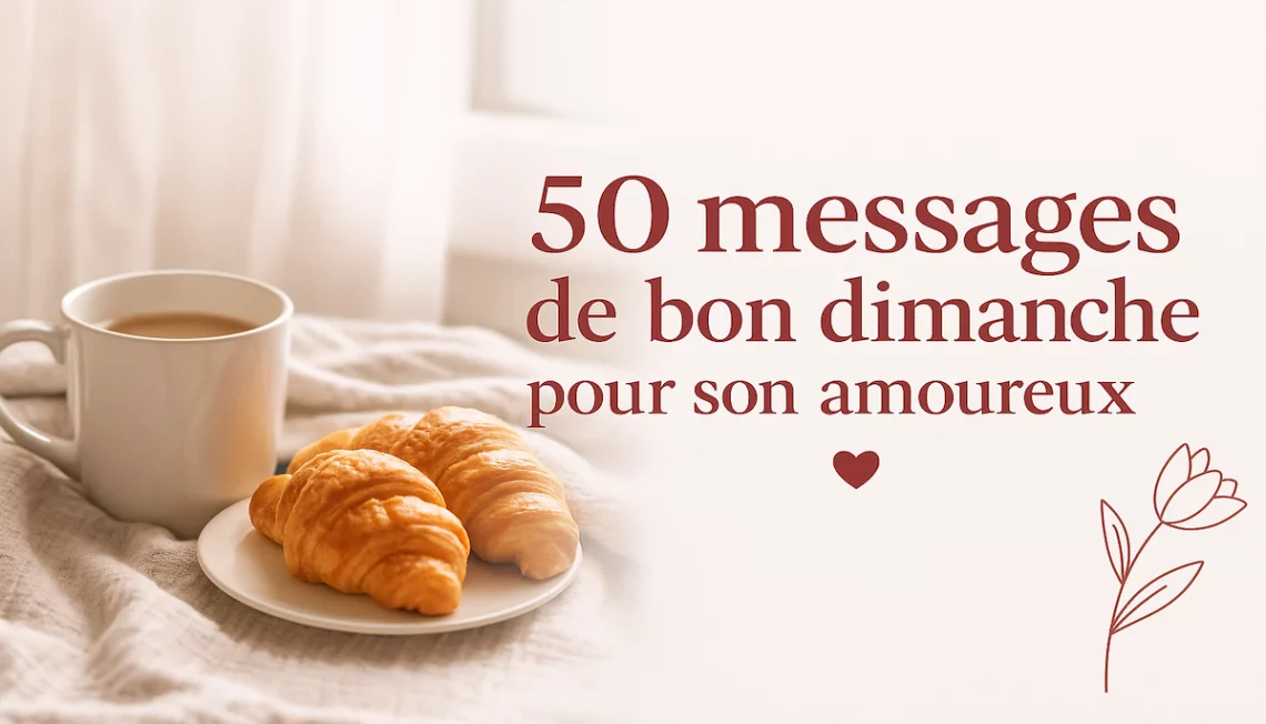 message bon dimanche pour mon amoureux