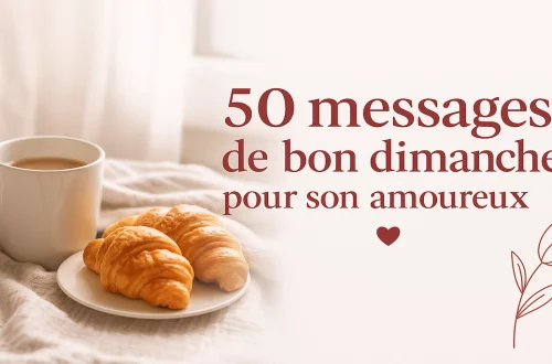 message bon dimanche pour mon amoureux
