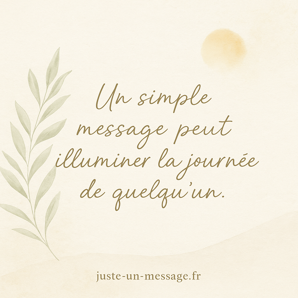 Citation inspirante : prendre des nouvelles avec bienveillance