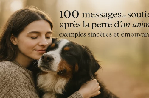 Illustration émotionnelle pour exprimer son soutien après la perte d’un compagnon animal