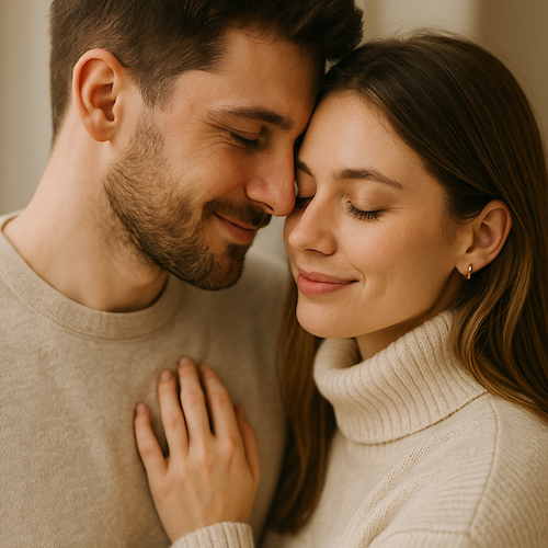 Jeune femme pensive le soir, imaginant un message subtil pour séduire un homme