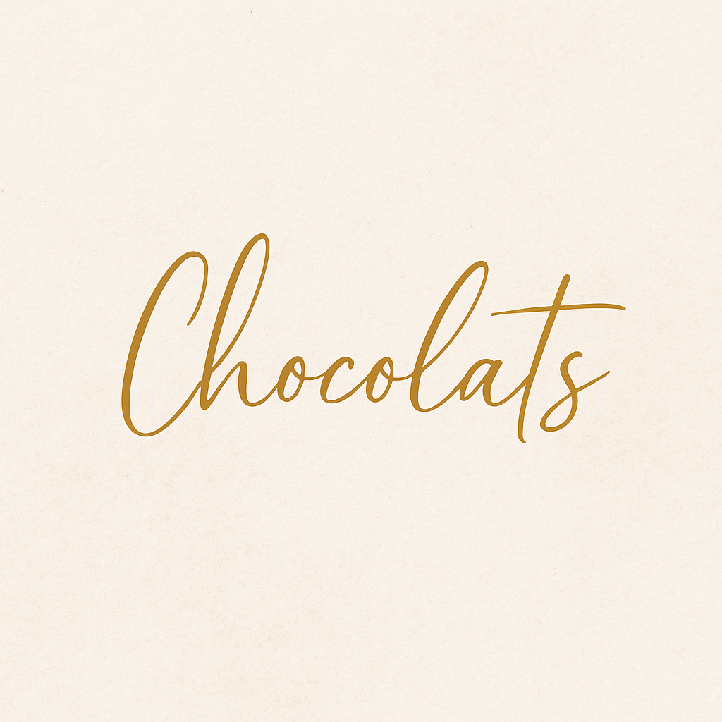 Chocolats – Inspiration douce et minimaliste