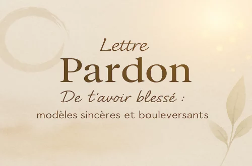 Lettre de pardon après avoir blessé – image émotionnelle et apaisante