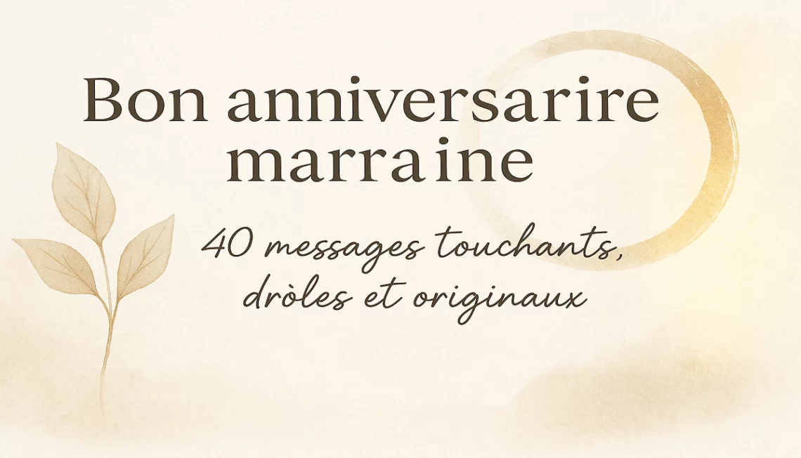 Joyeux anniversaire marraine chérie