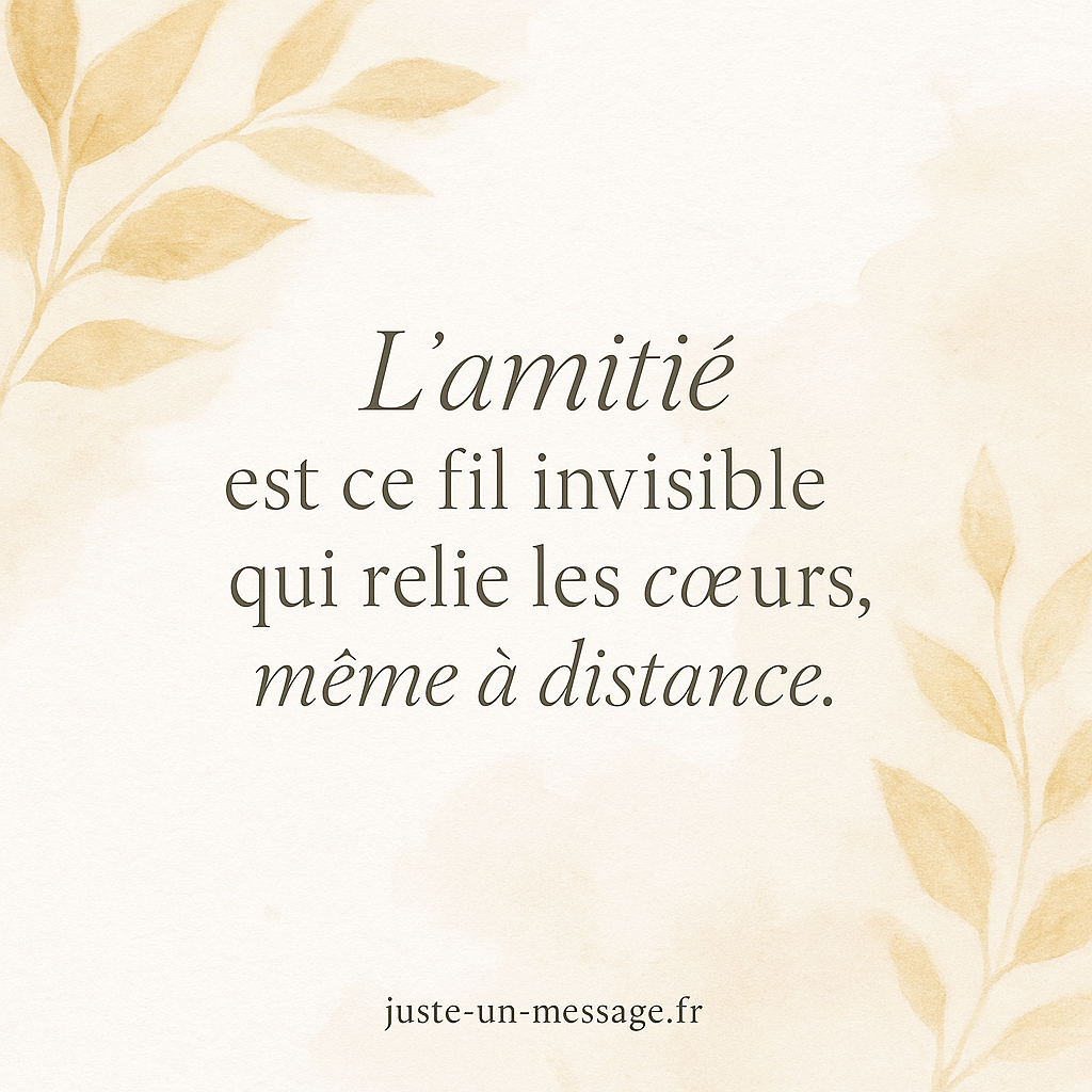 Citation amitié – Message d’au revoir à un ami