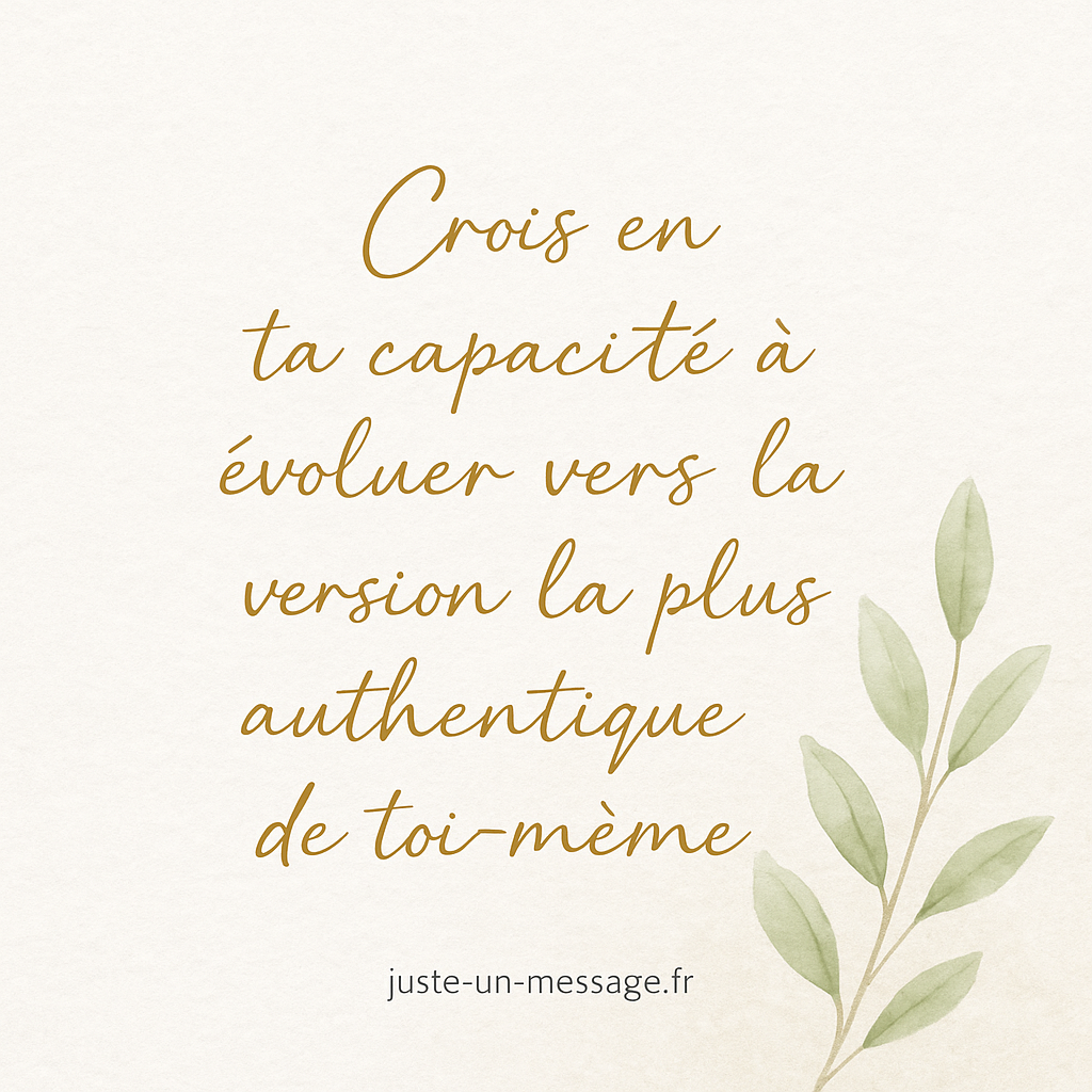 Citation inspirante — Chaque mot bienveillant peut transformer un avenir