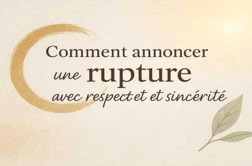 Comment annoncer une rupture respectueuse et sincère – illustration douce