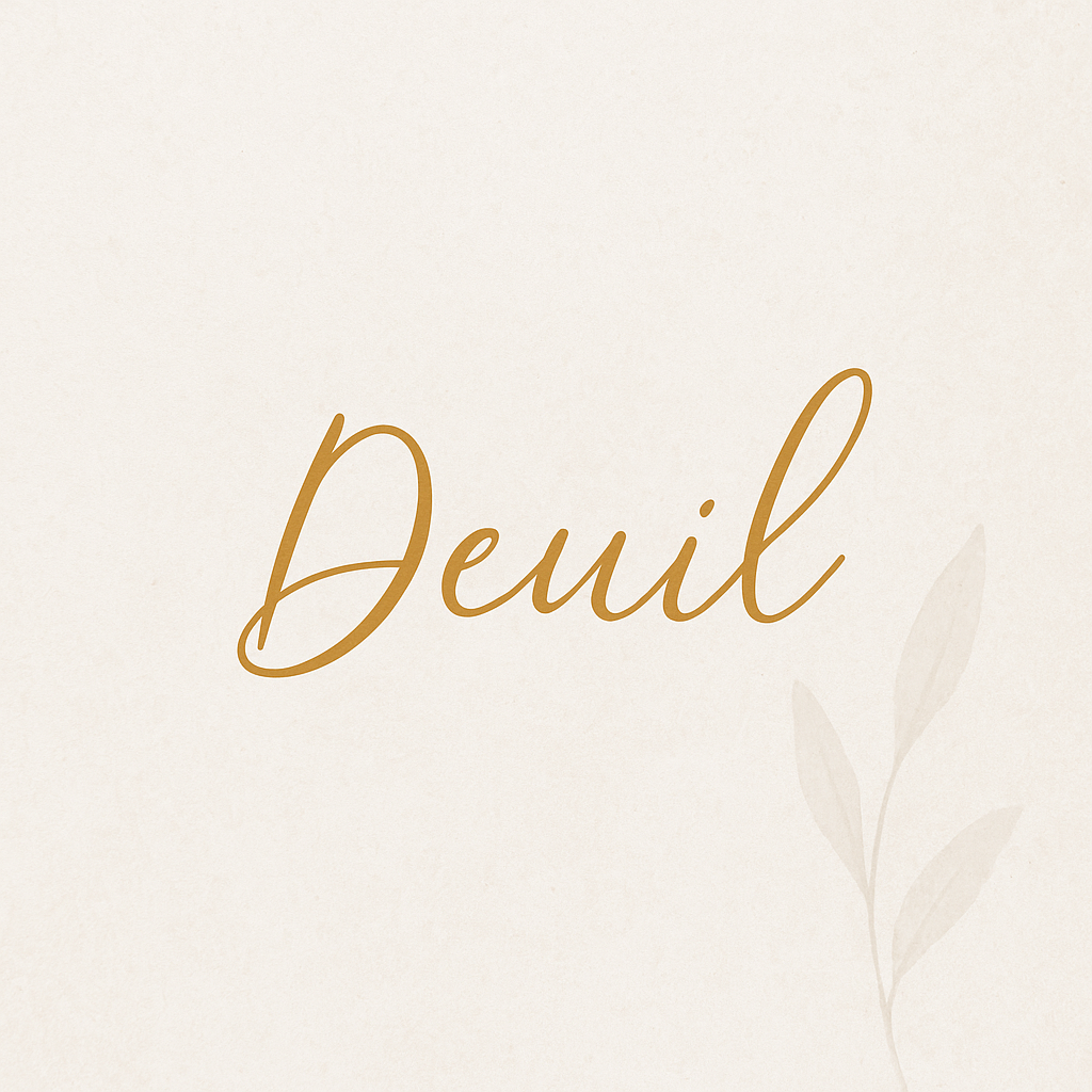 Deuil – Visuel inspirant et apaisant