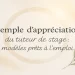Exemple d’appréciation du tuteur de stage – modèles prêts à l’emploi