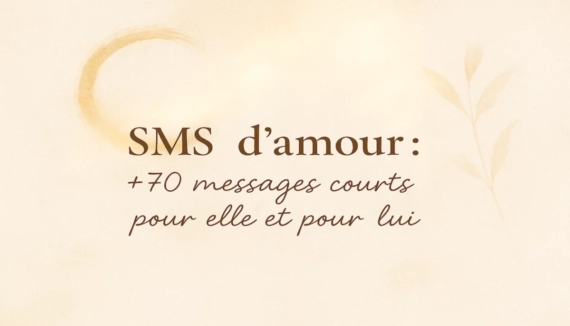 SMS d’amour : +70 messages courts pour elle et pour lui