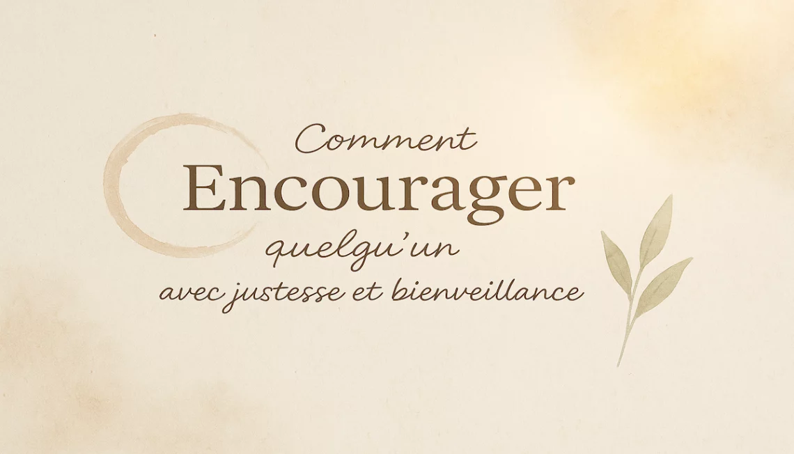 Comment encourager quelqu’un : mots justes et bienveillance au quotidien
