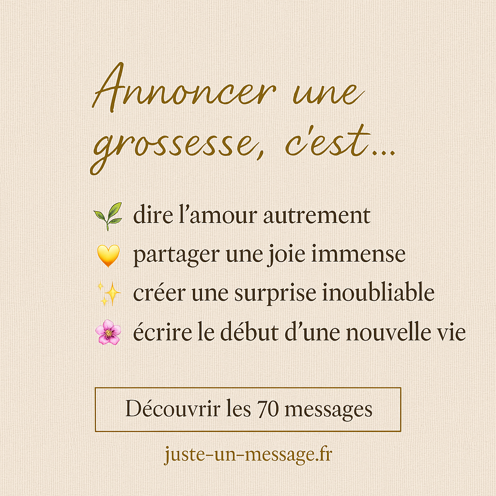 Annoncer une grossesse, c’est… quatre façons de partager l’amour et la joie